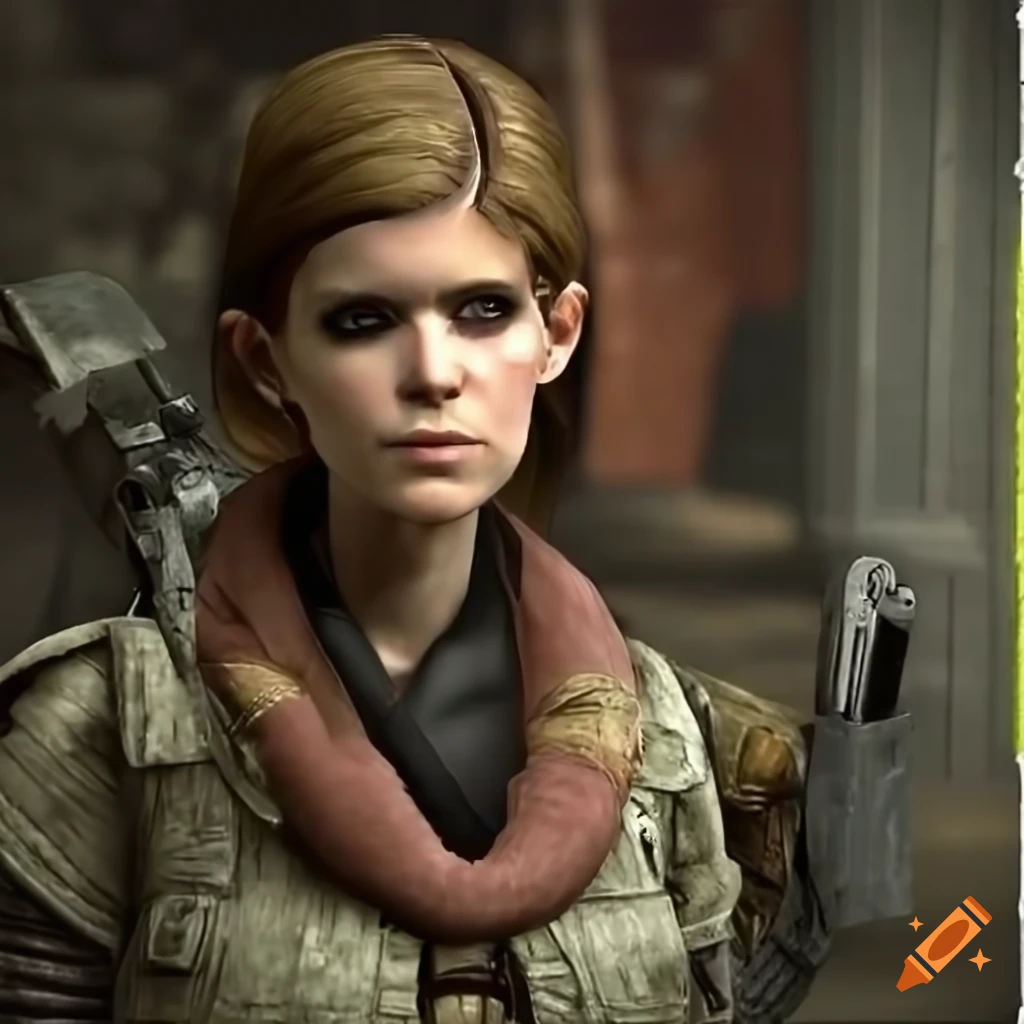 Kate Mara as an NCR ranger in Fallout: New Vegas