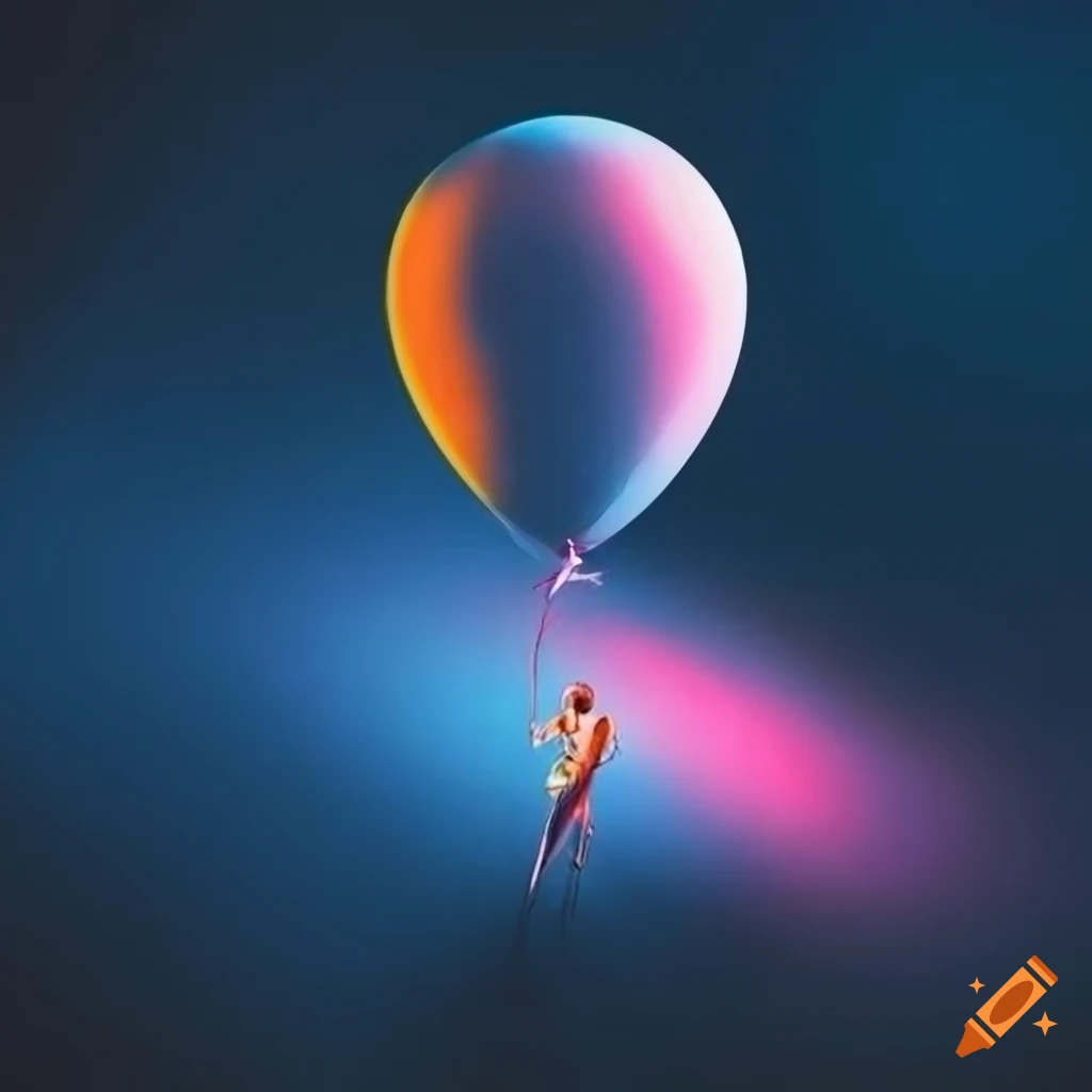 album cover with a balloon for the song 'helium'