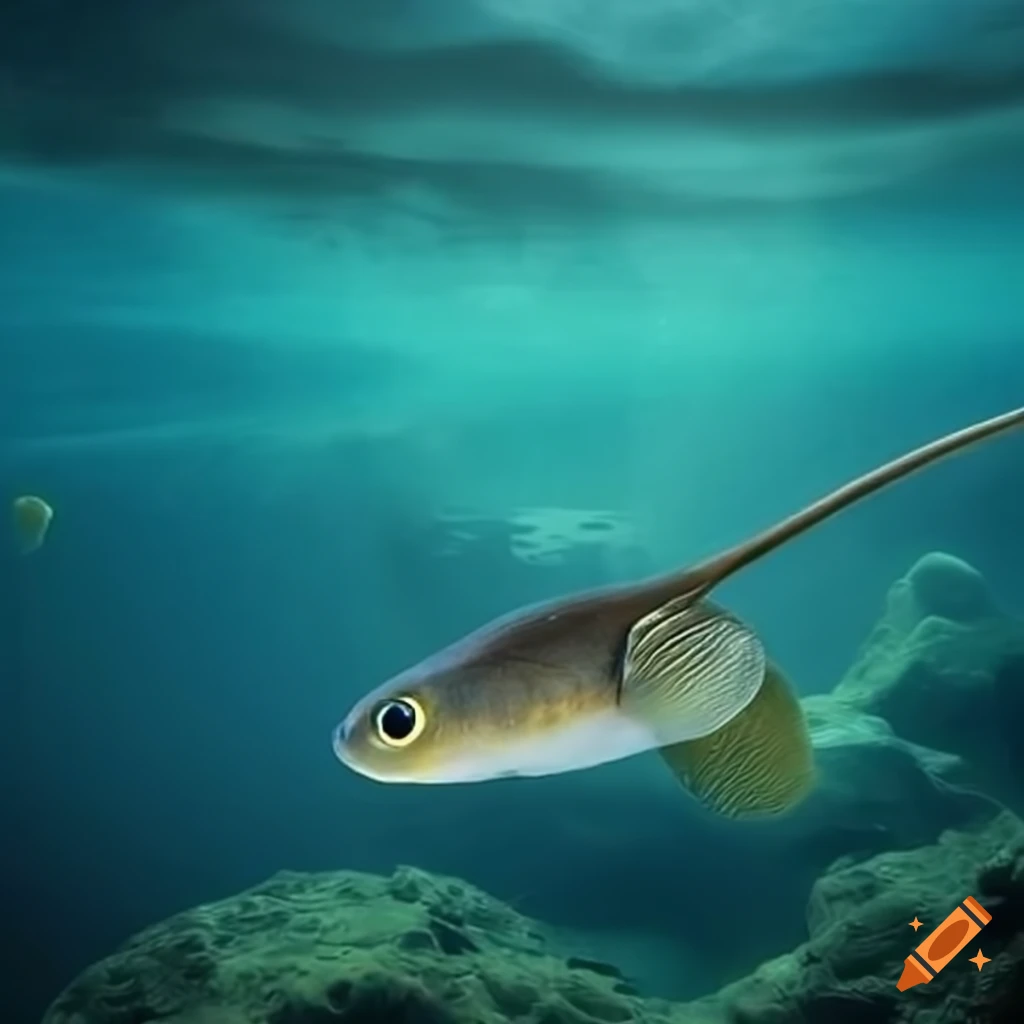 image of a mysterious oceanic tadpole