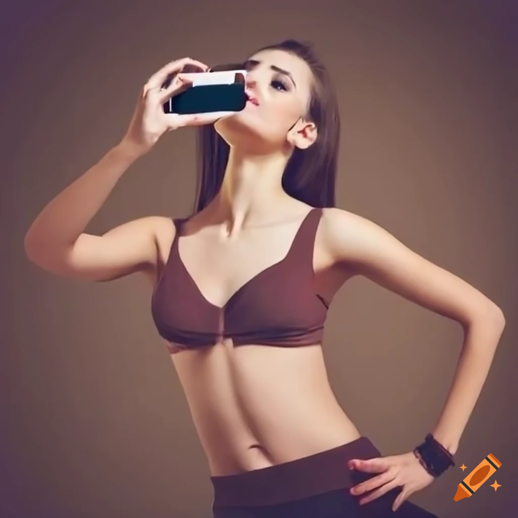 photo of a dancer taking a selfie