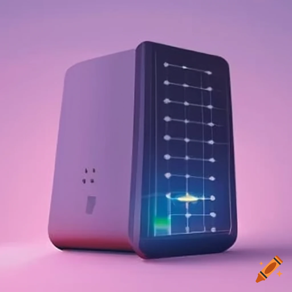 square router with solar panels and sensory device
