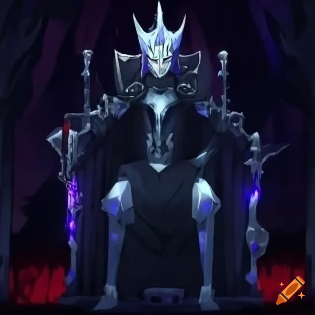 image of a powerful king in a throne room