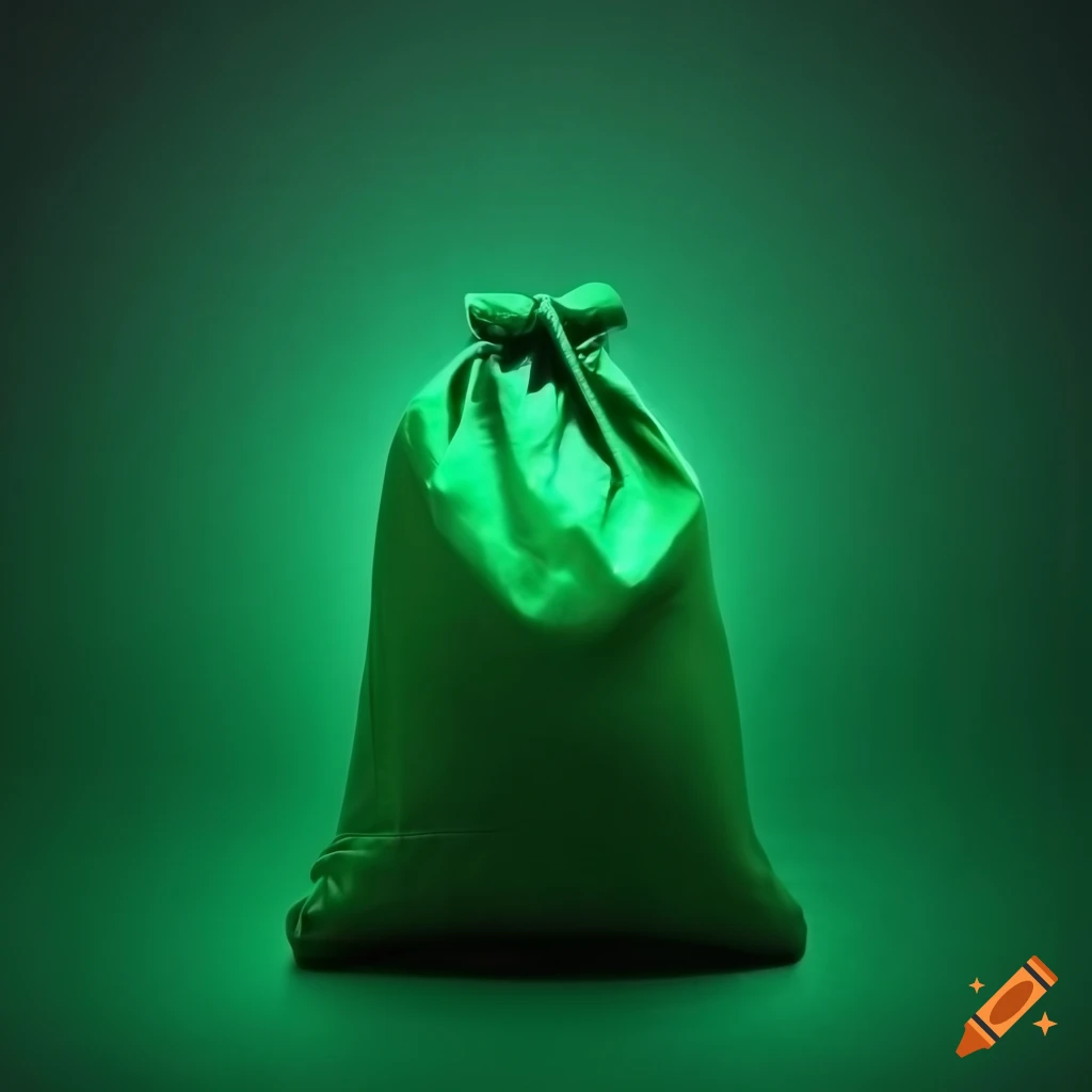 green gym sack with Osuuskauppa Hämeenmaa logo