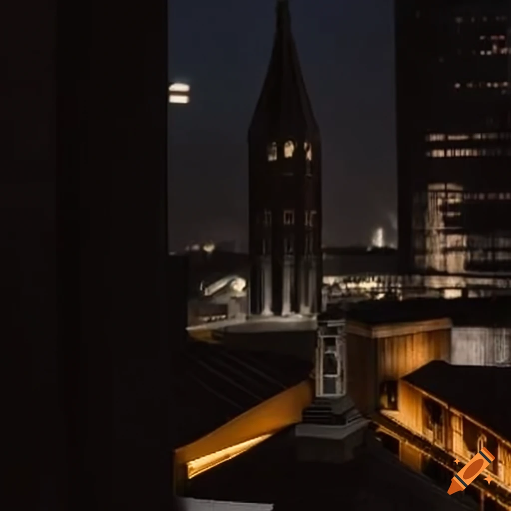 rooftop view of a cityscape