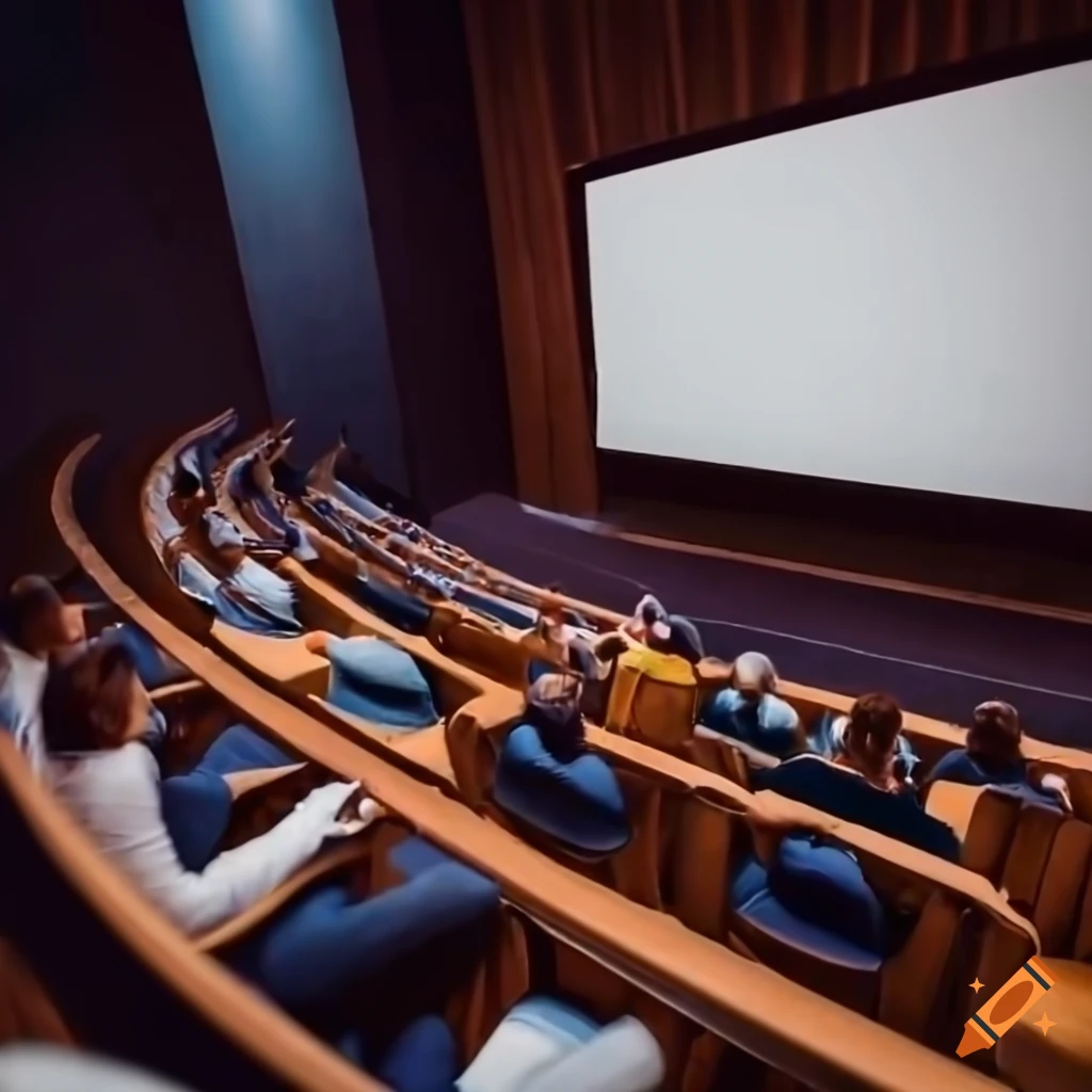 auditorium with people attending a lecture