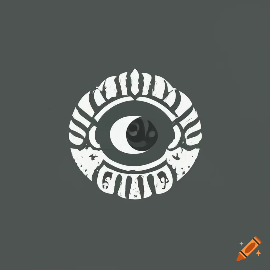 logo design with eye symbol and Mexico shape