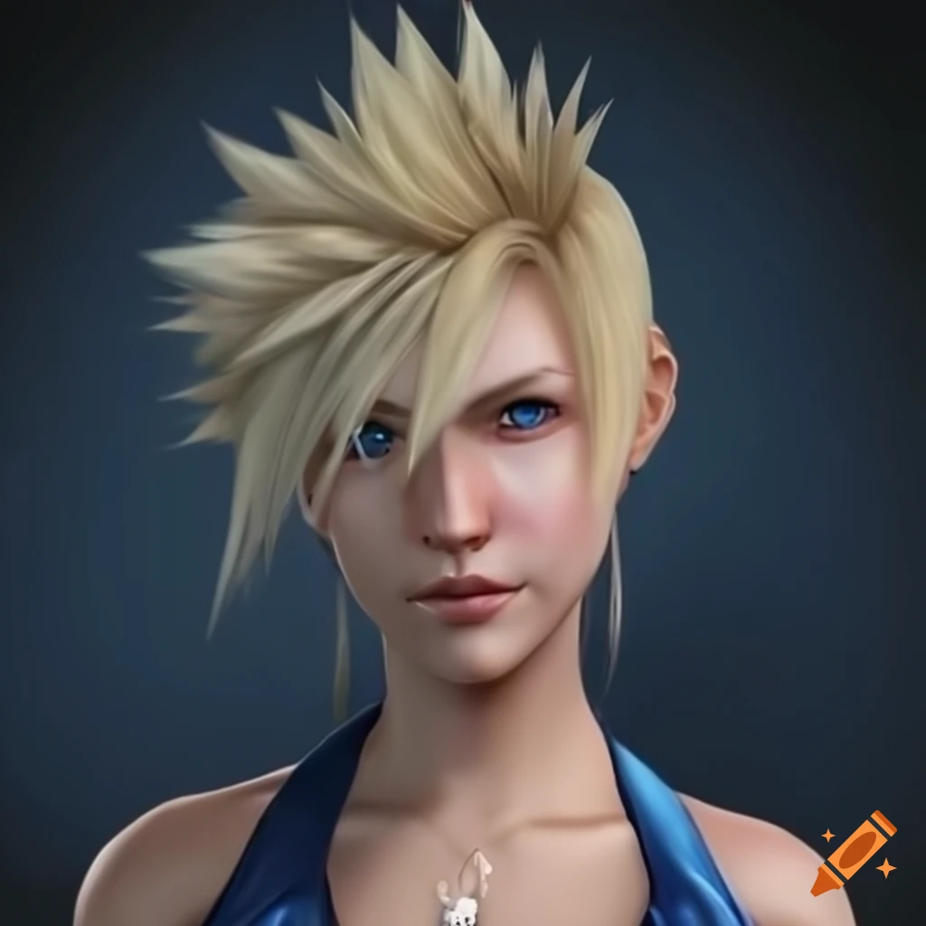 cloud strife blue dress Final Fantasy VII Rebirth Cloud Strife Blue and Black Combat Suit Set   Cosplaysky.ca