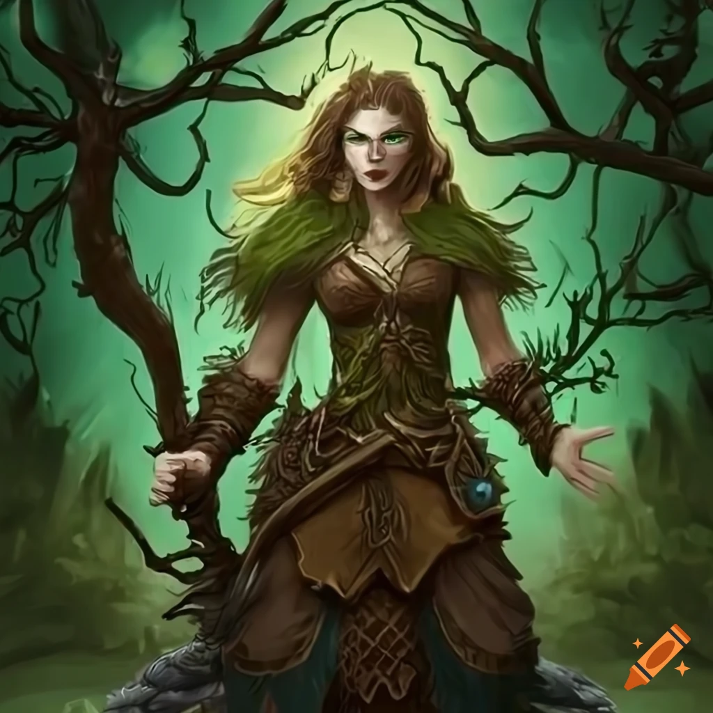 image of a fantasy druid