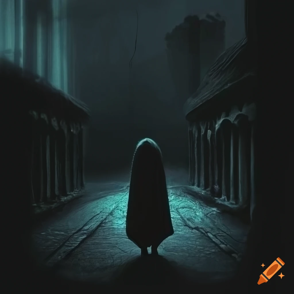 album cover with a dark and melancholic theme