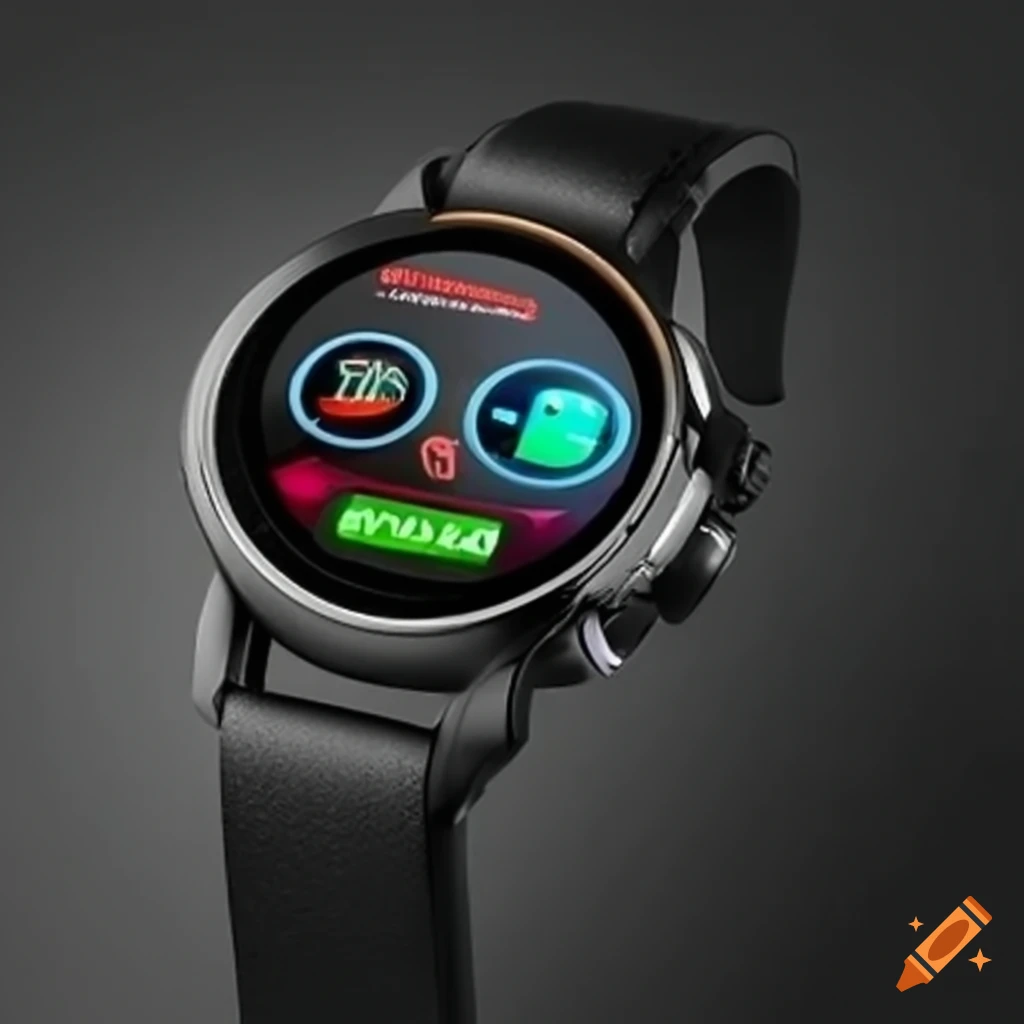 high-tech smartwatch with disease detection features