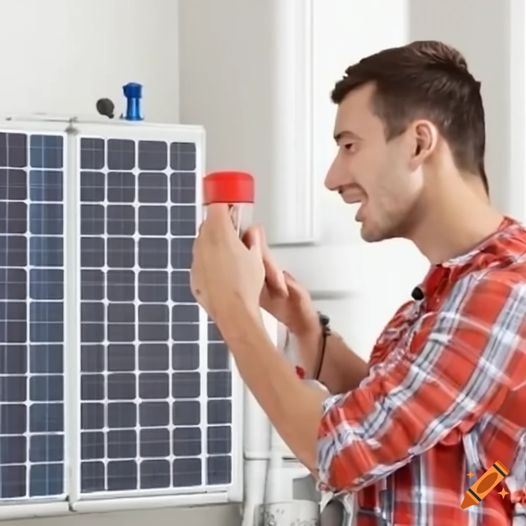 friendly plumber advertising sustainable solutions