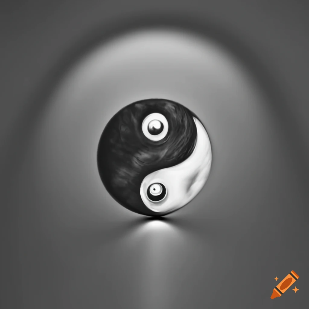 abstract black and white image with contrasting elements