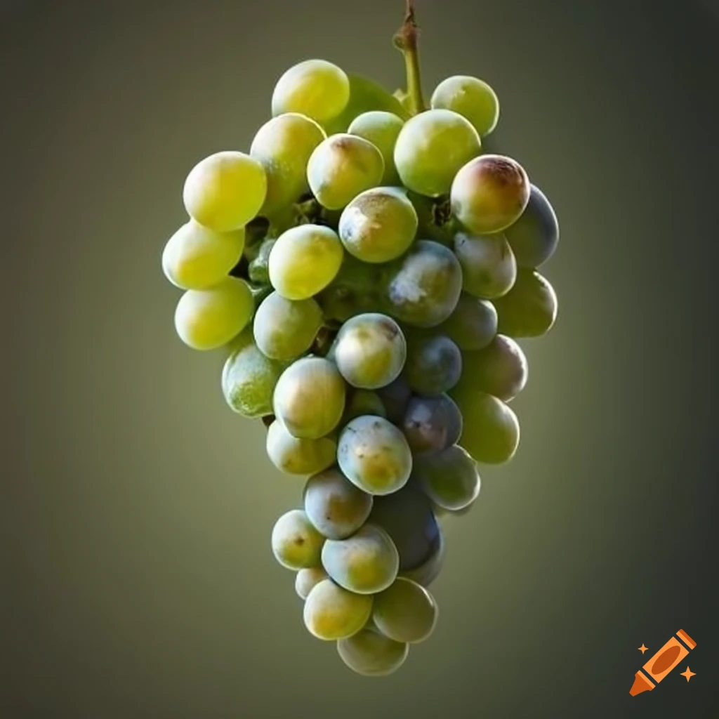 close-up of vibrant green grapes