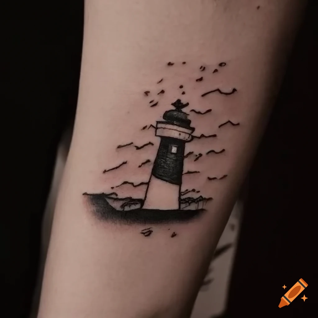 Lighthouse I | 2 Week Temporary Tattoo | inkster – Inkster