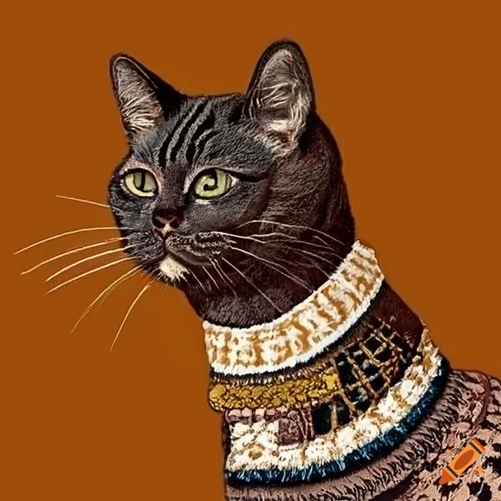 image of a cat from the Bayeux Tapestry