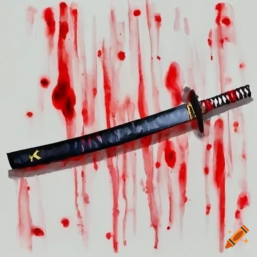 katana with blood-like powers