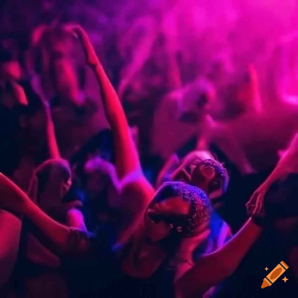 image of dancers at an underground rave