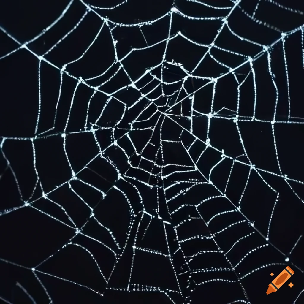 electric spiderweb art
