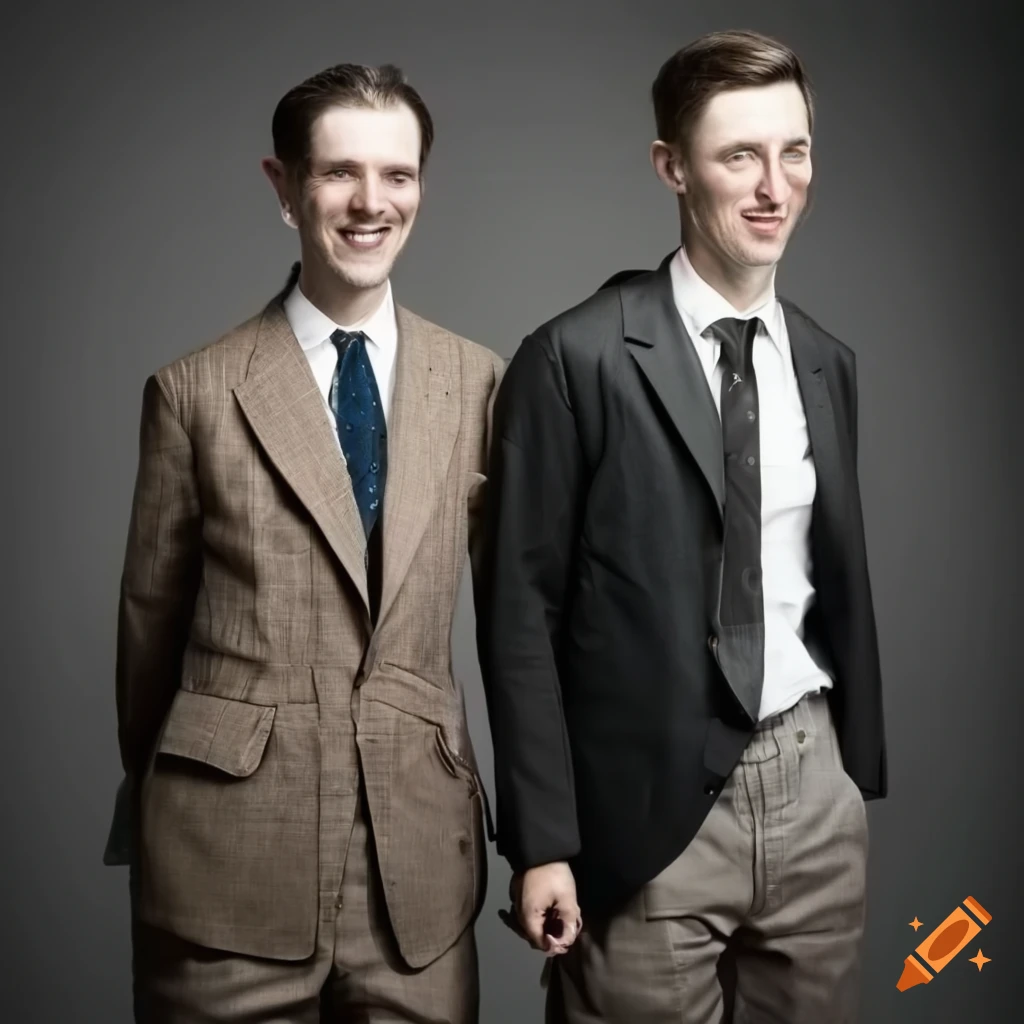 portrait of two businessmen smiling