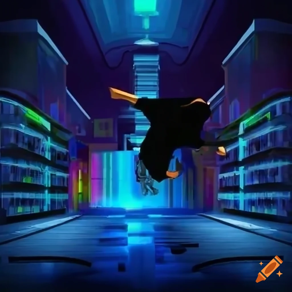 image of a server-based parkour game