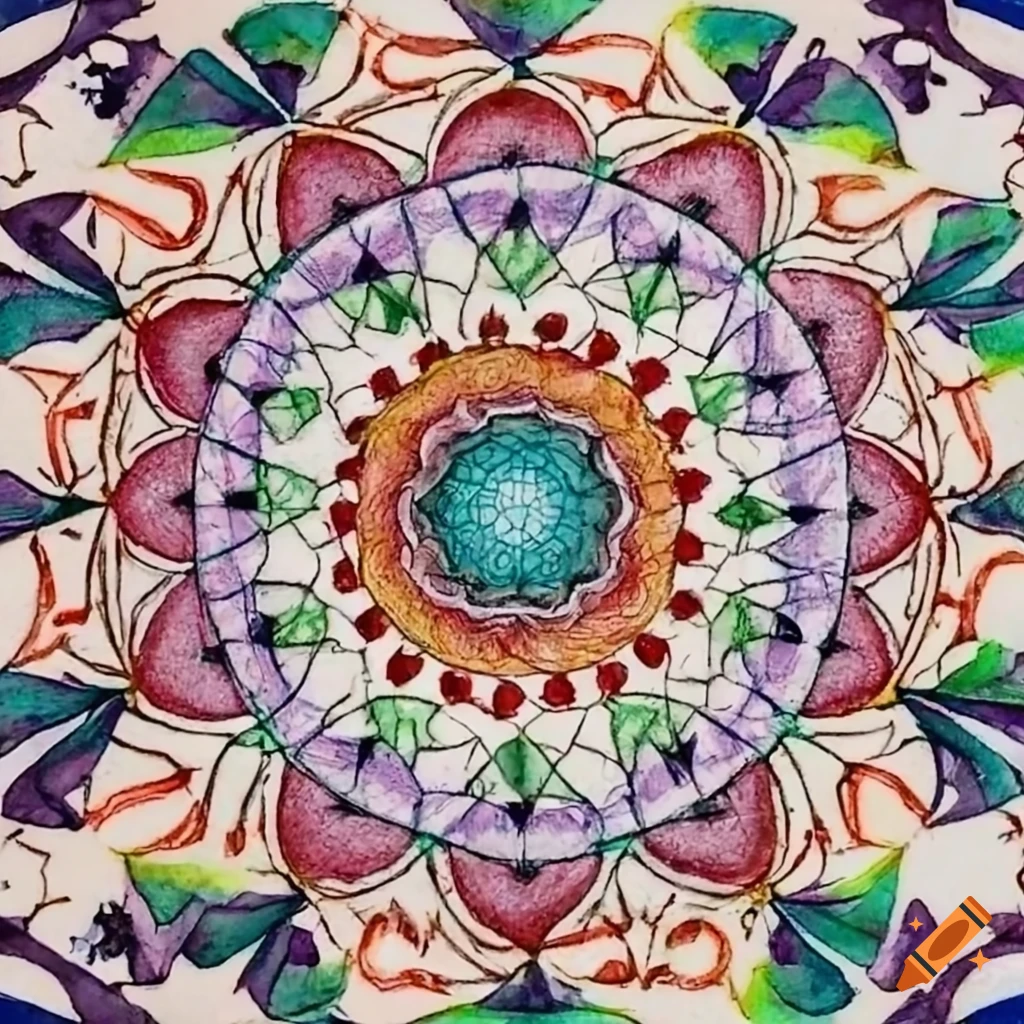 sacred geometry mandala artwork