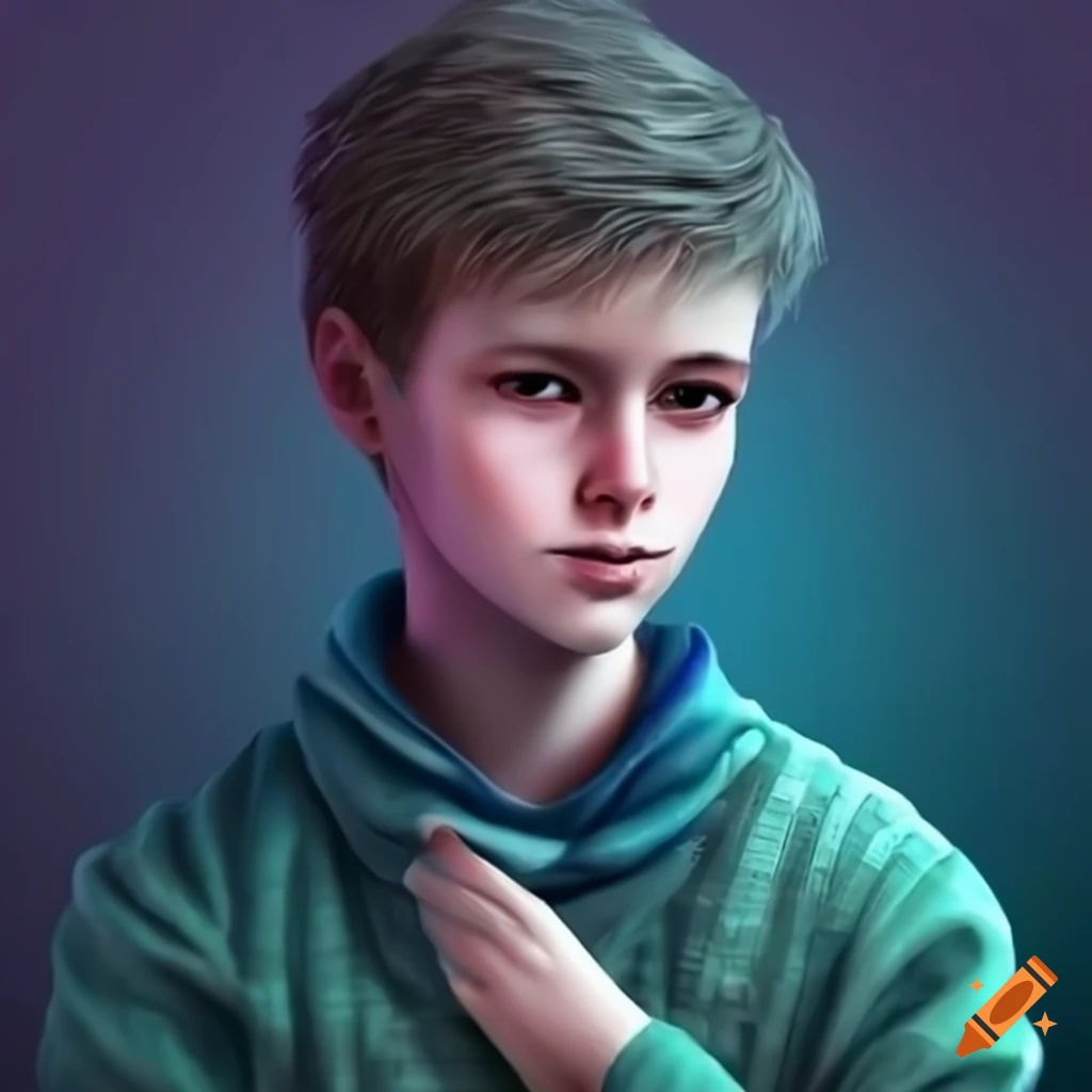illustration of a boy hacker with glasses