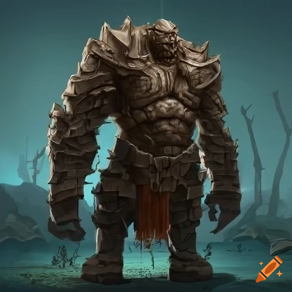 image of a fantasy golem