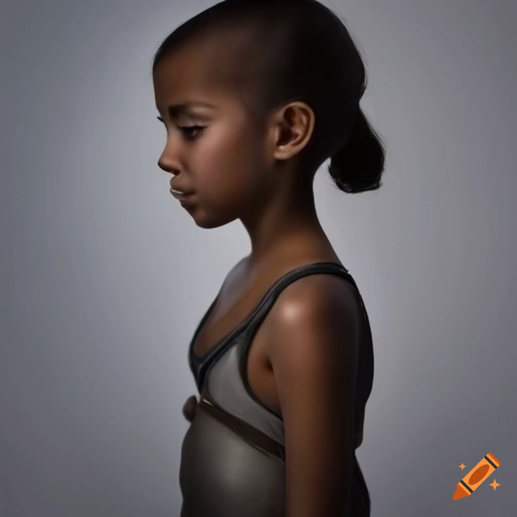 fantasy artwork of a young girl gladiator