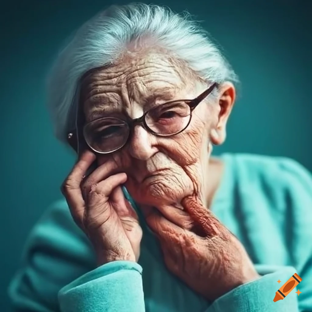 nurse taking care of an elderly lady in Ireland