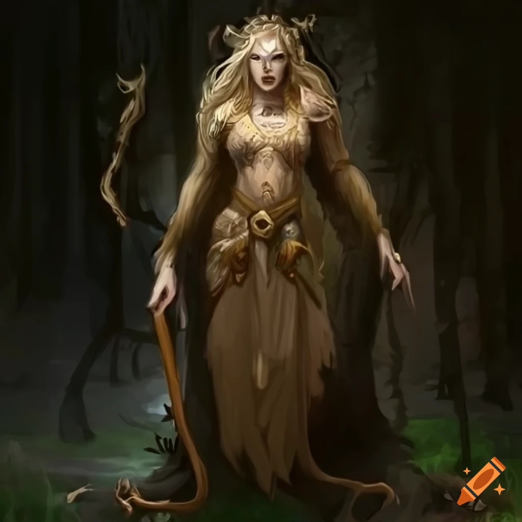image of a fantasy druid