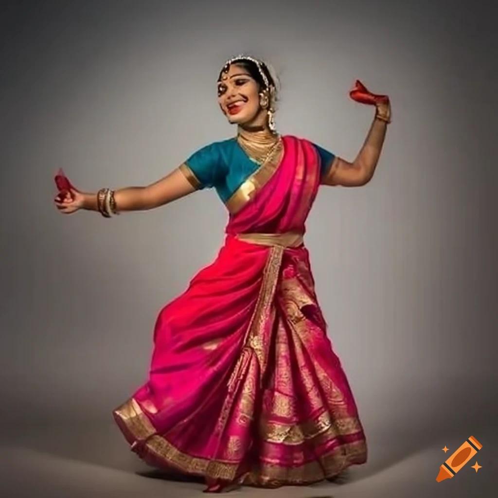 Vintage Retro Style Image Of Young Beautiful Woman Dancer Exponent Of Indian  Classical Dance Bharatanatyam In Krishna Pose Stock Photo, Picture and  Royalty Free Image. Image 27860612.