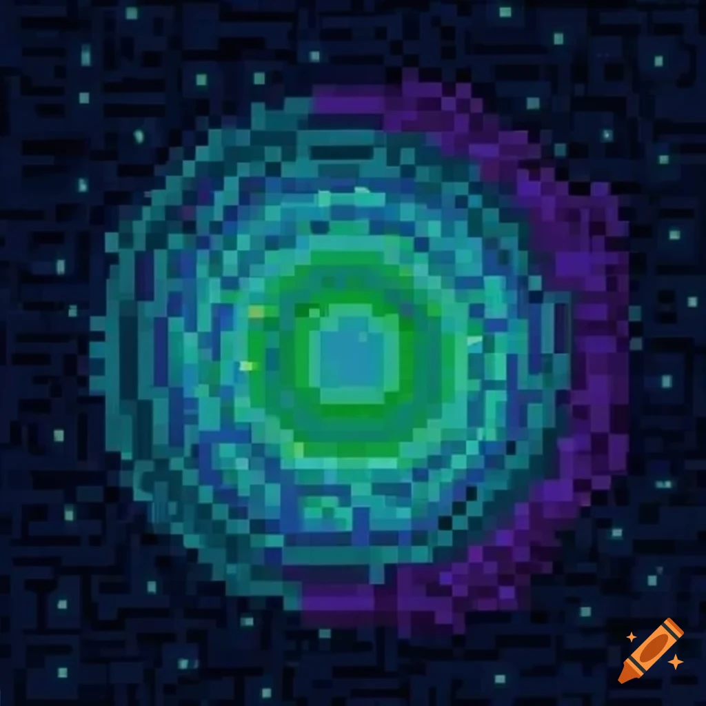 pixel art representation of math concepts