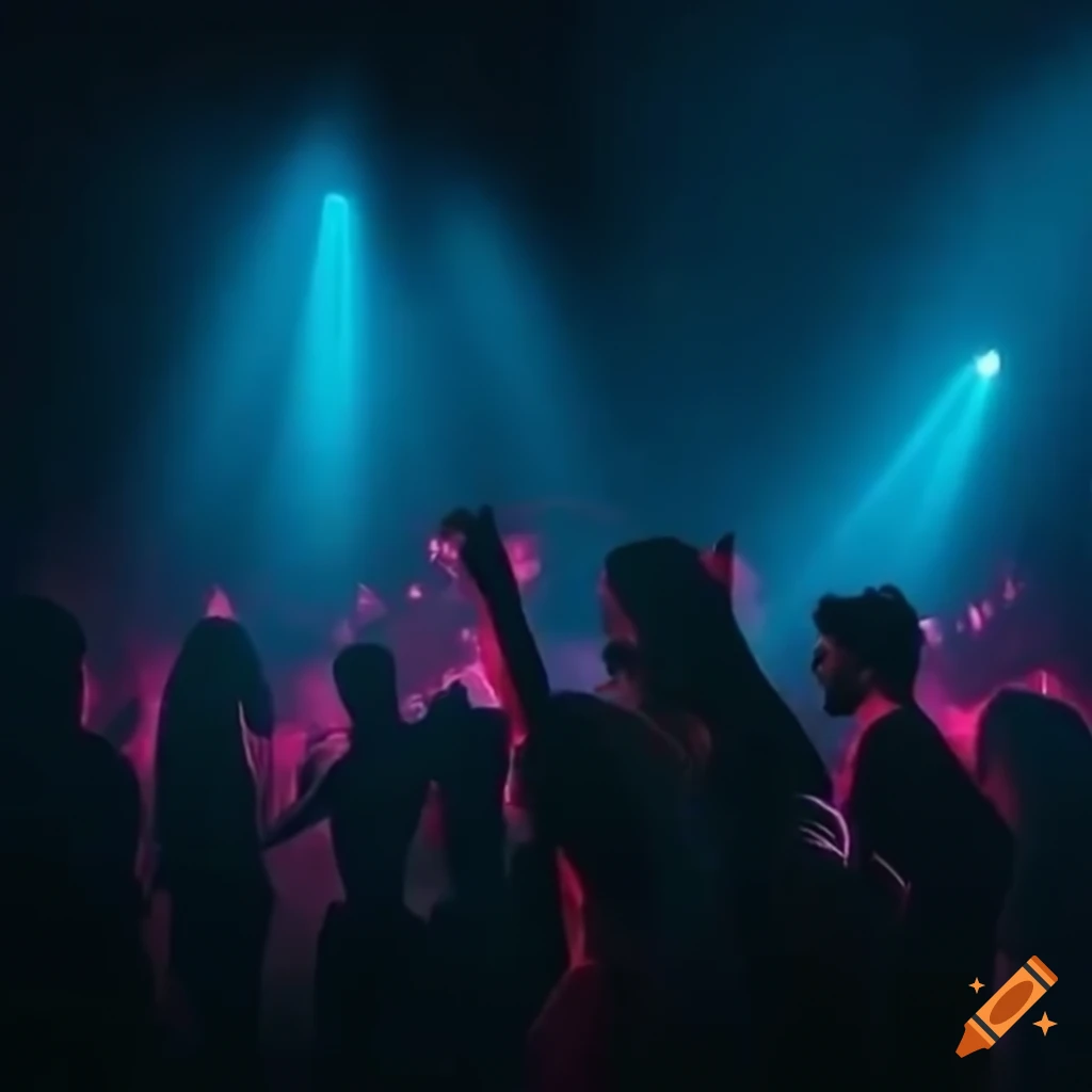 image of dancers at an underground rave