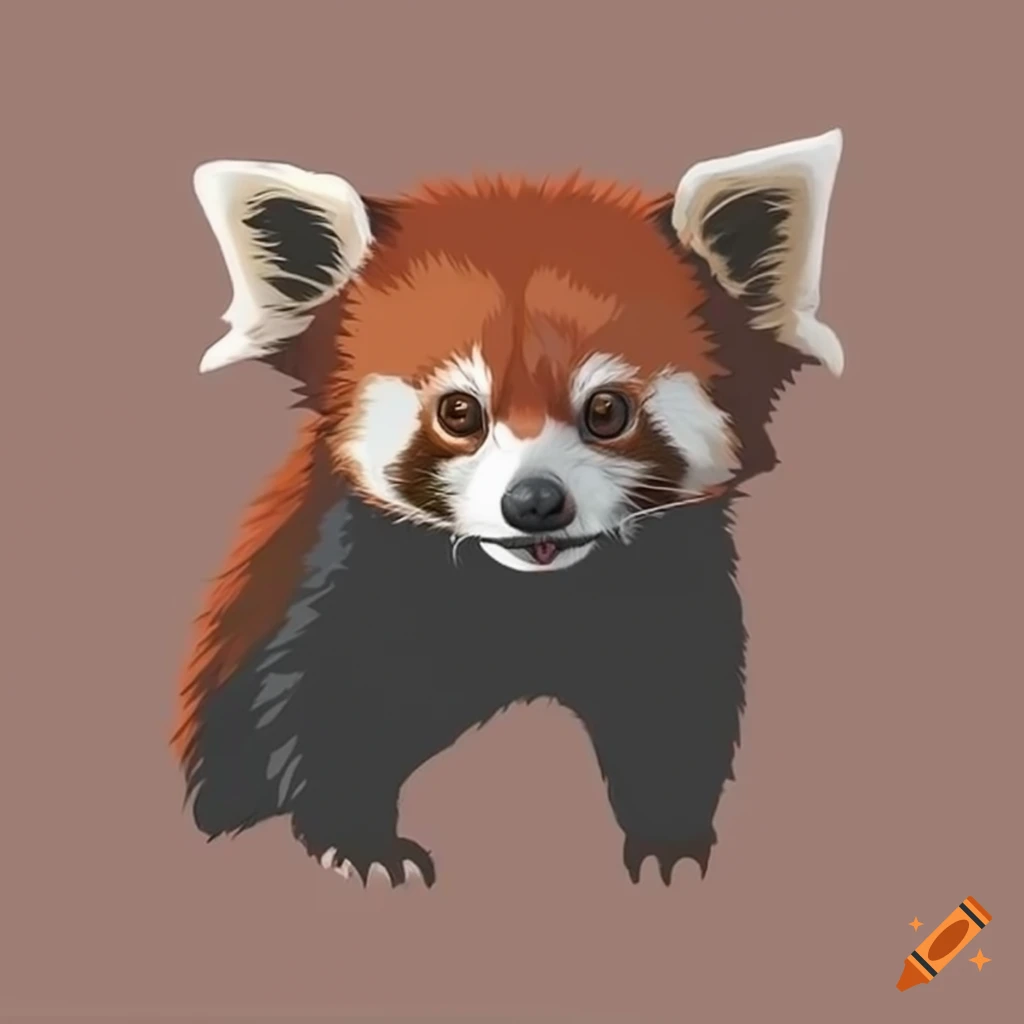 red panda sitting on a tree branch