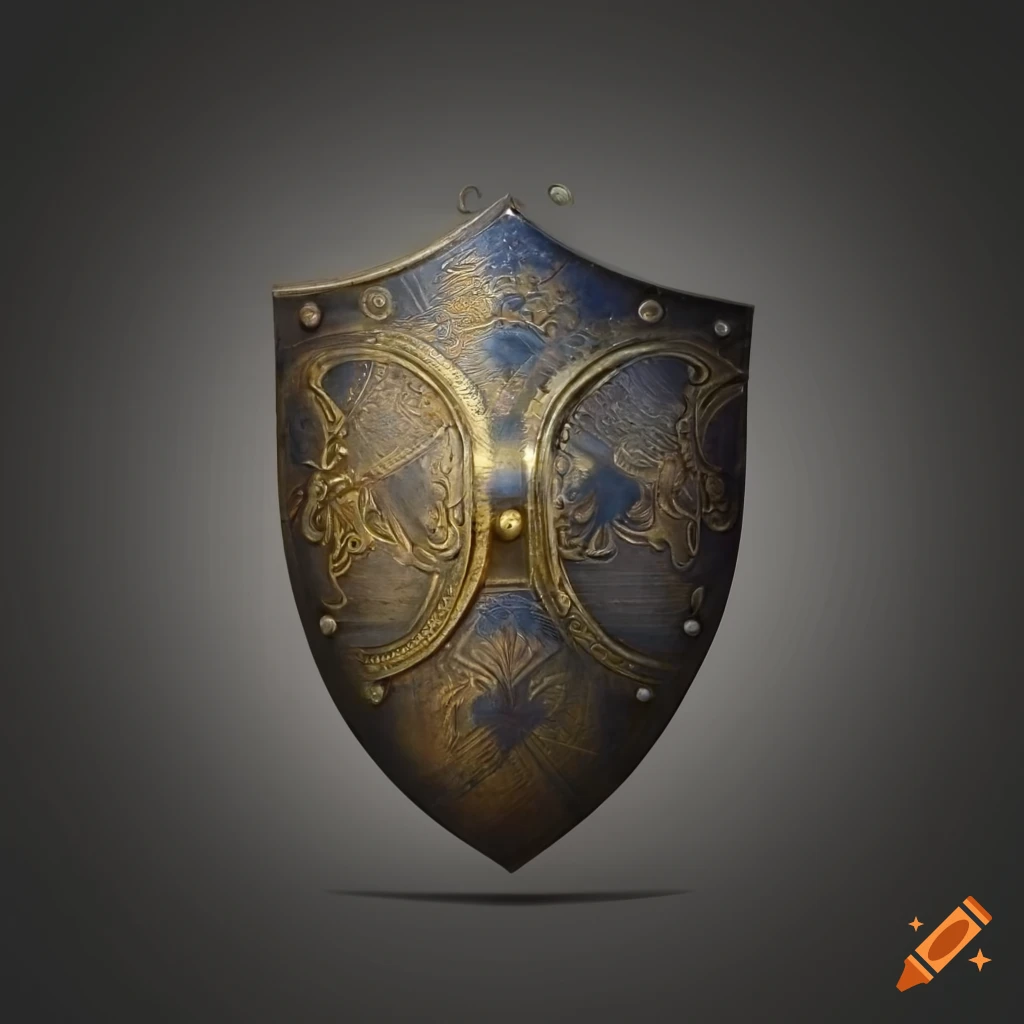 medieval shield with a coat of arms