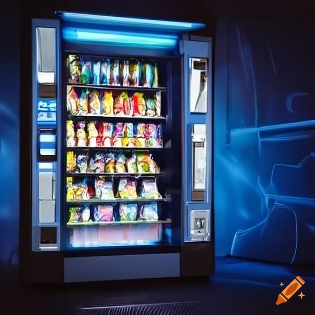 futuristic vending machine