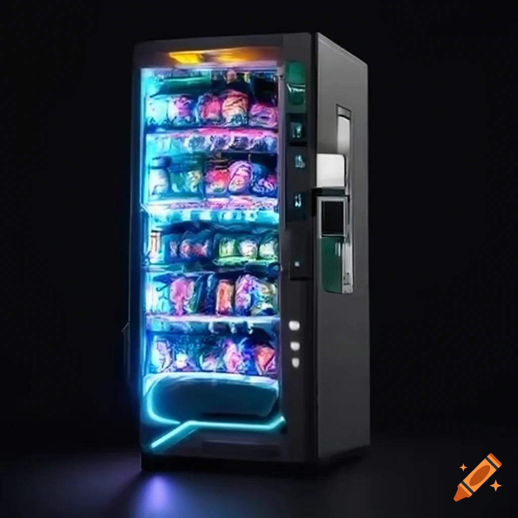 futuristic vending machine