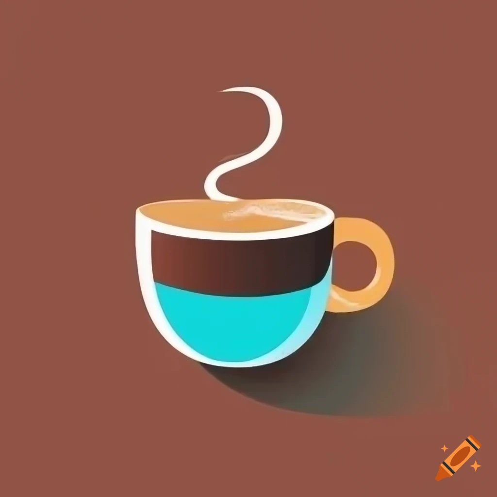 outline logo for a coffee cafetaria