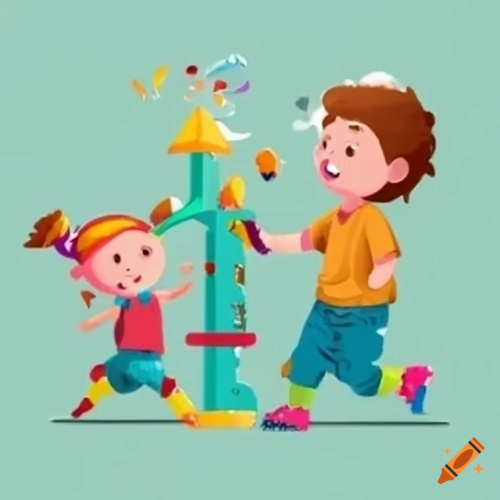 kids playing and using their imagination