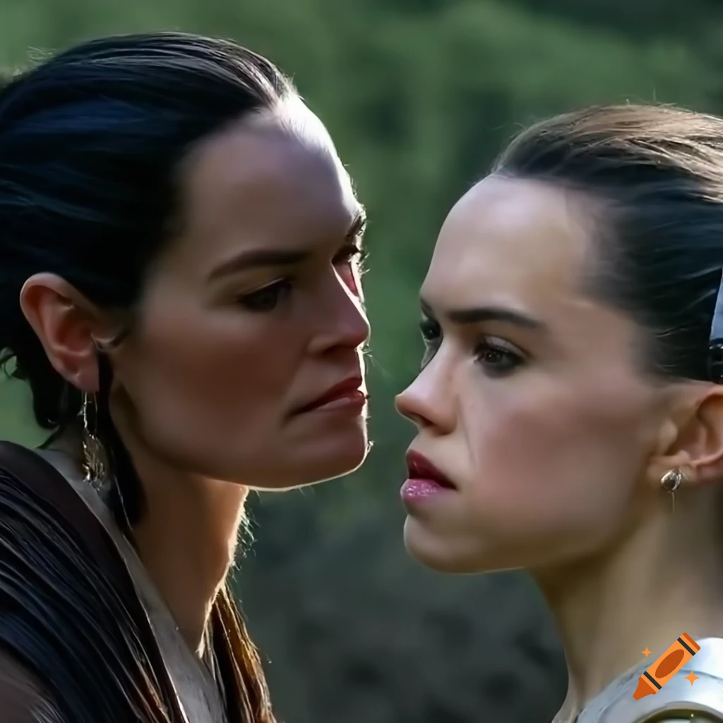 Lena Headey and Daisy Ridley in a fantasy outdoor setting