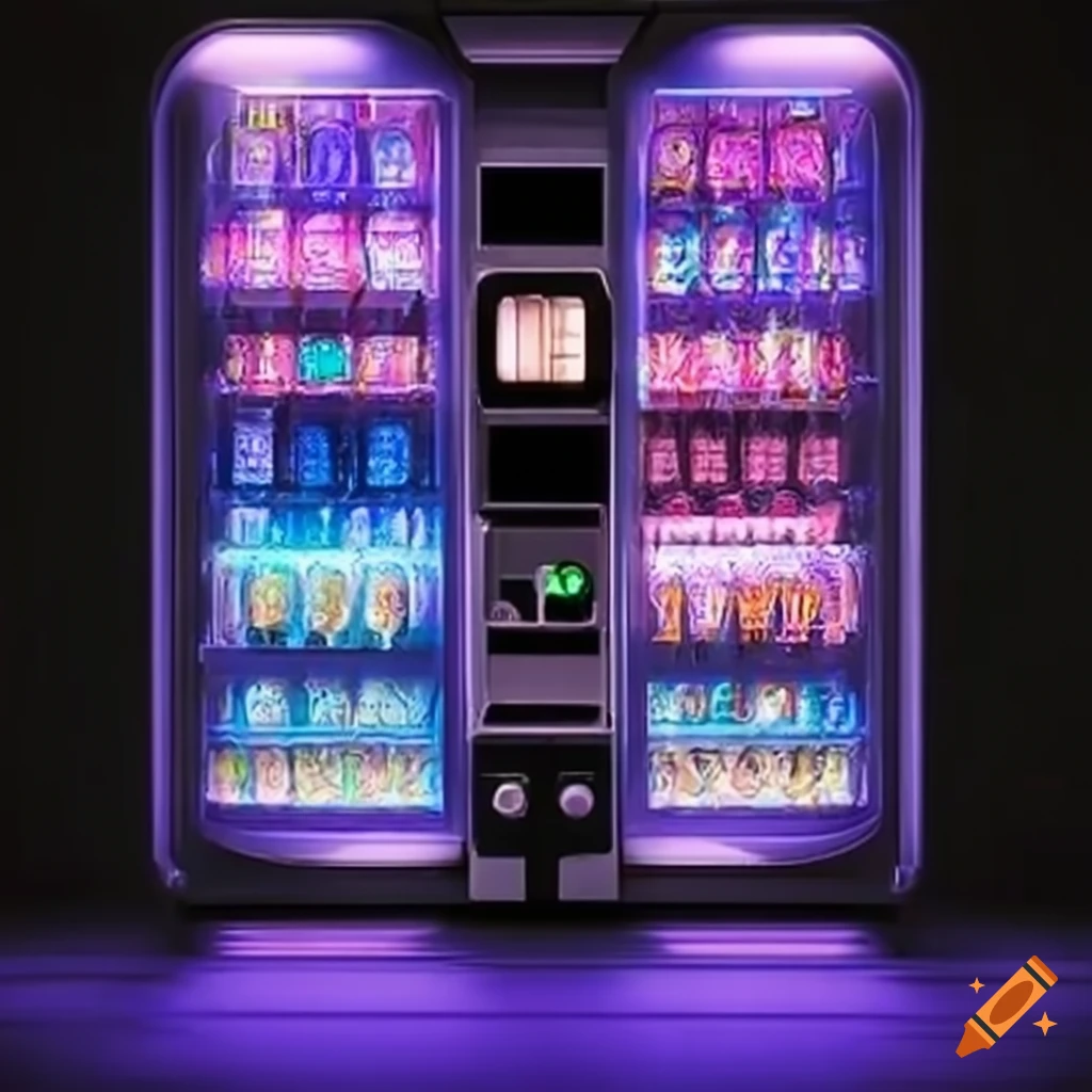 futuristic vending machine