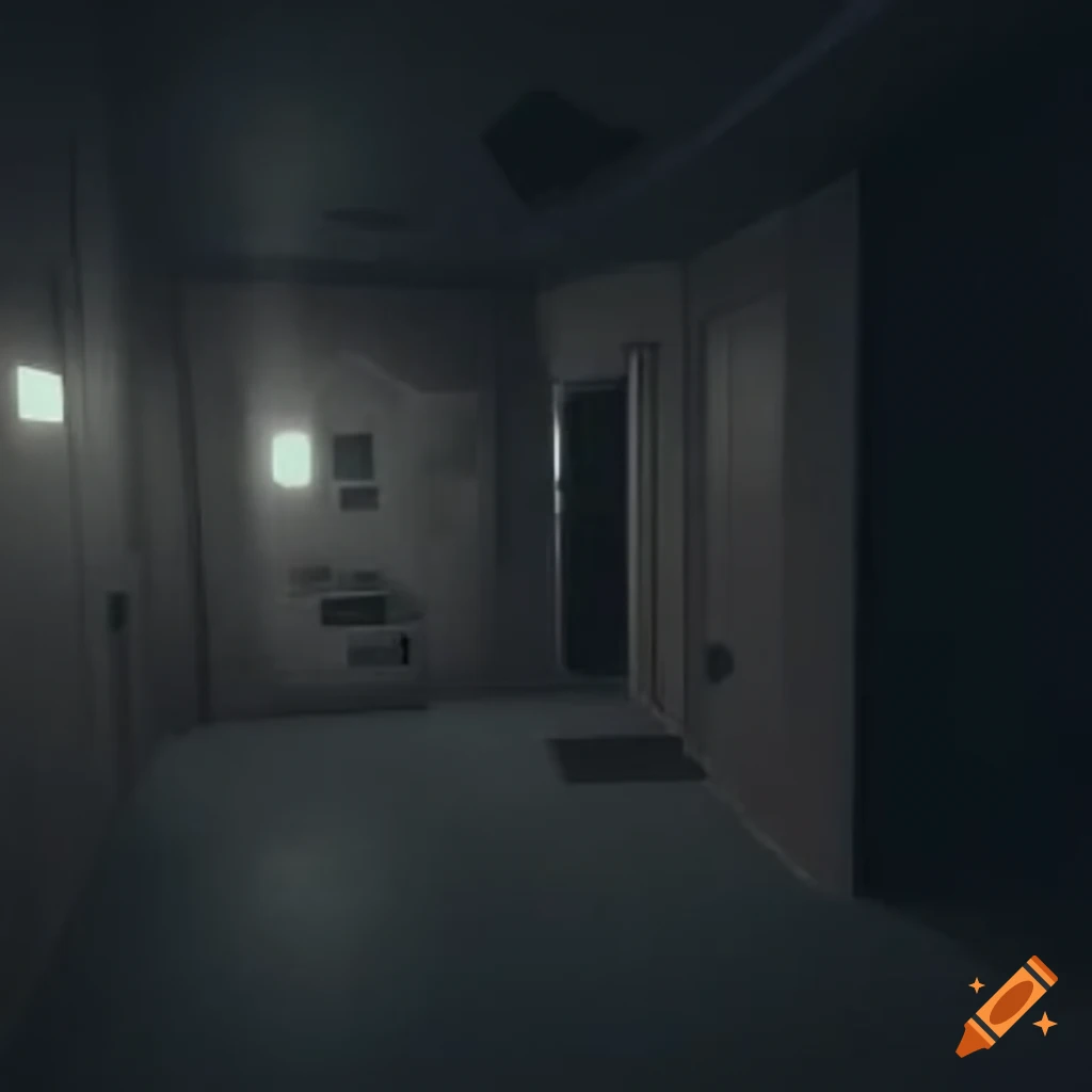 weirdcore liminal area artwork