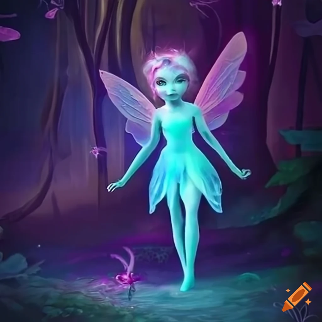 image of a glowing fairy pixie