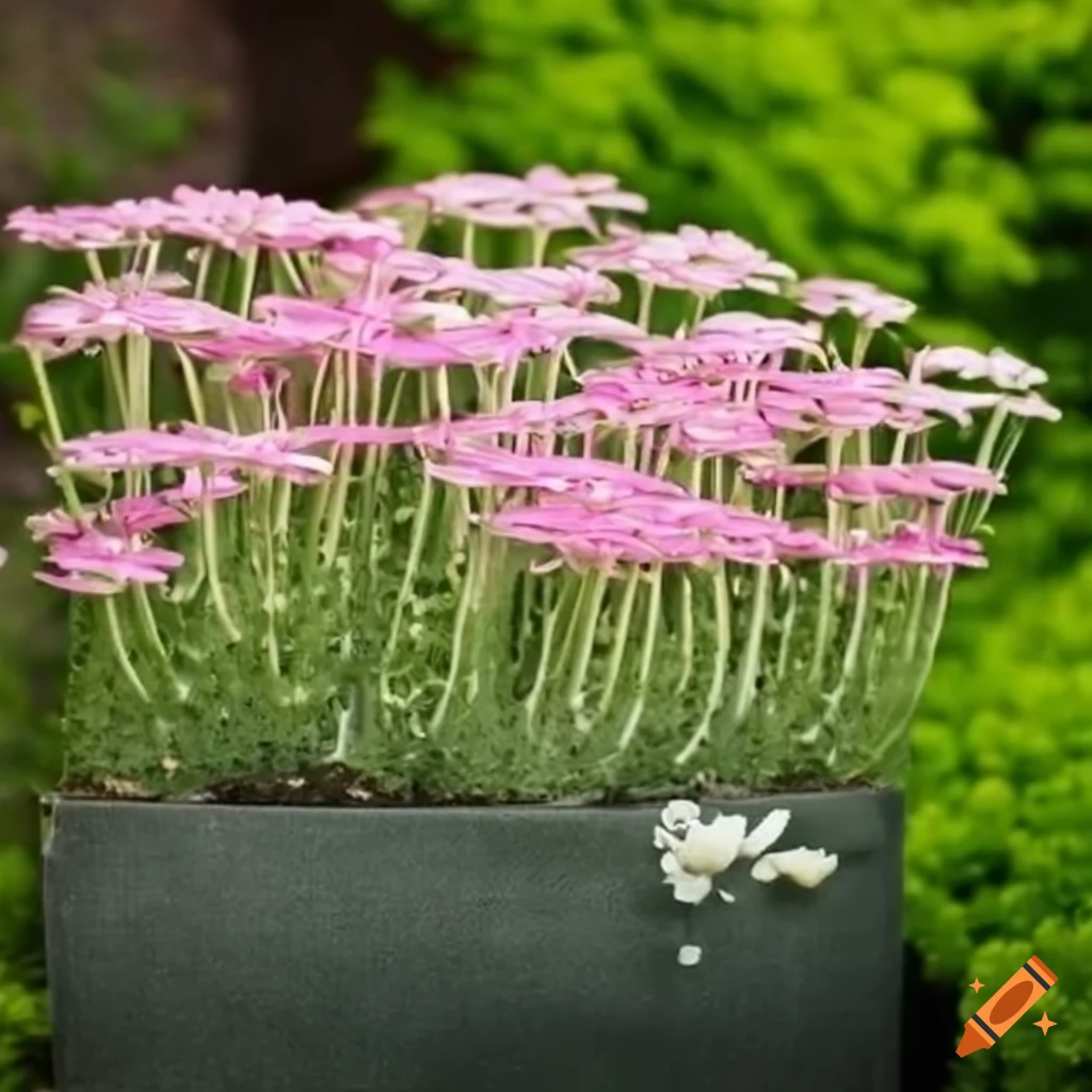 senecio plant with light pink, white, and green colors