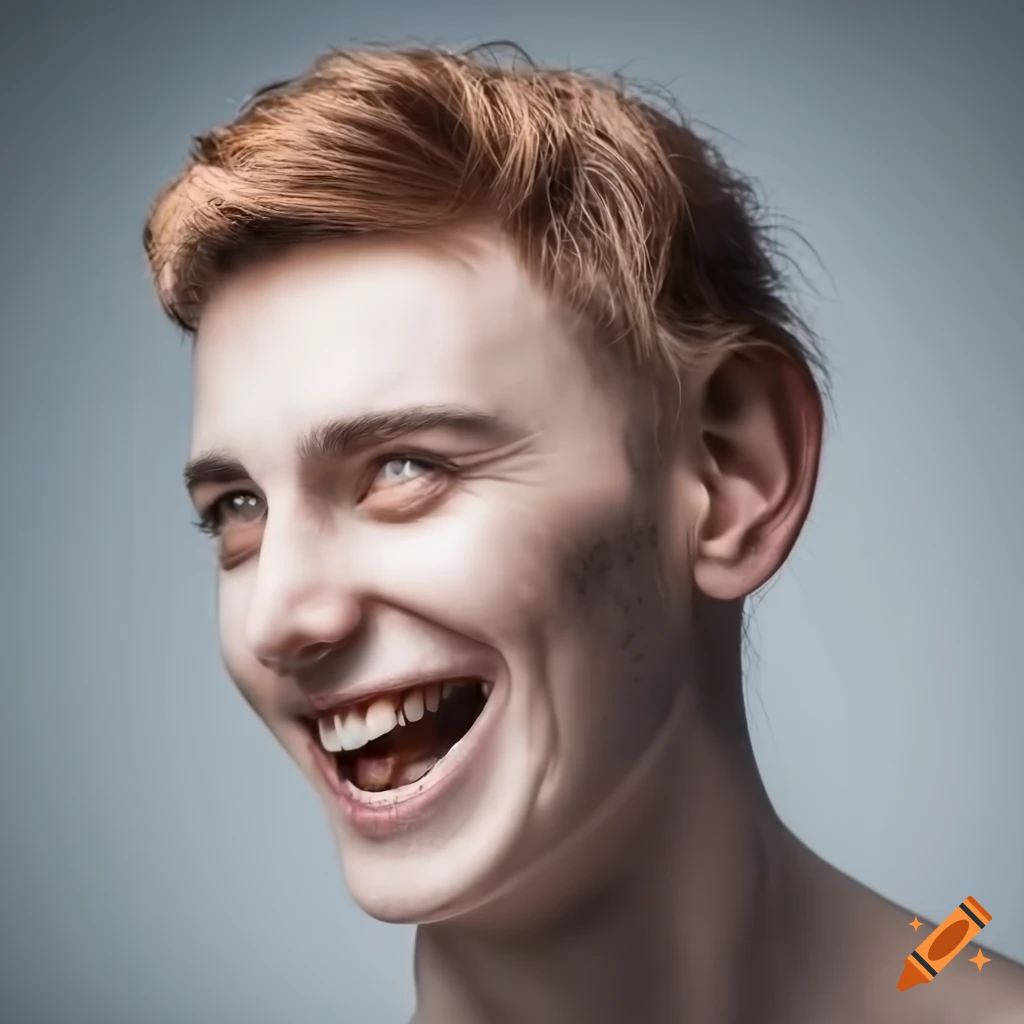 close up portrait of a smiling man with white teeth