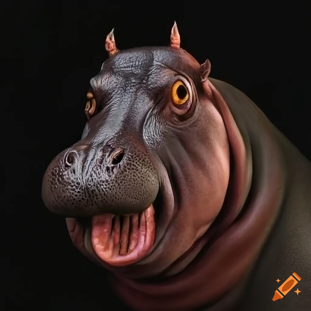 cover of 'Happy Hippo' magazine featuring a hippo