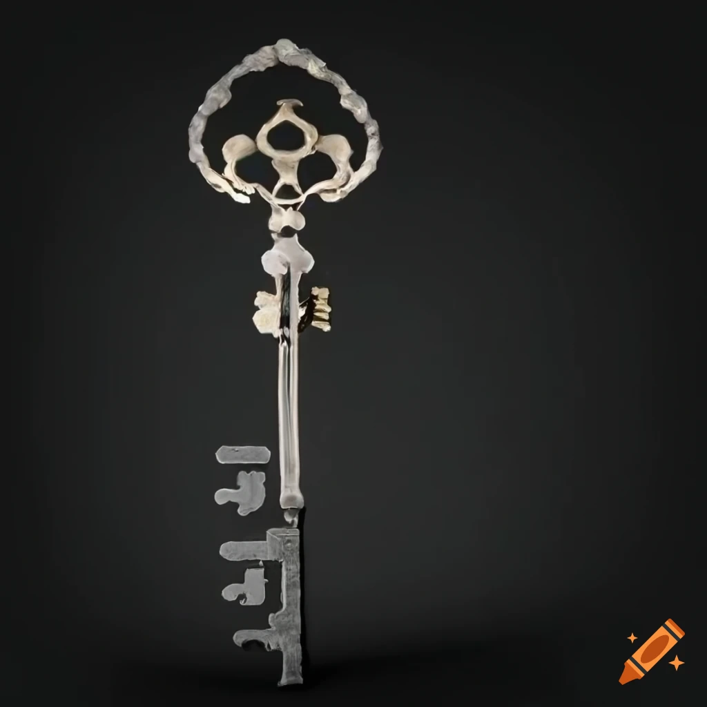 image of a skeleton key