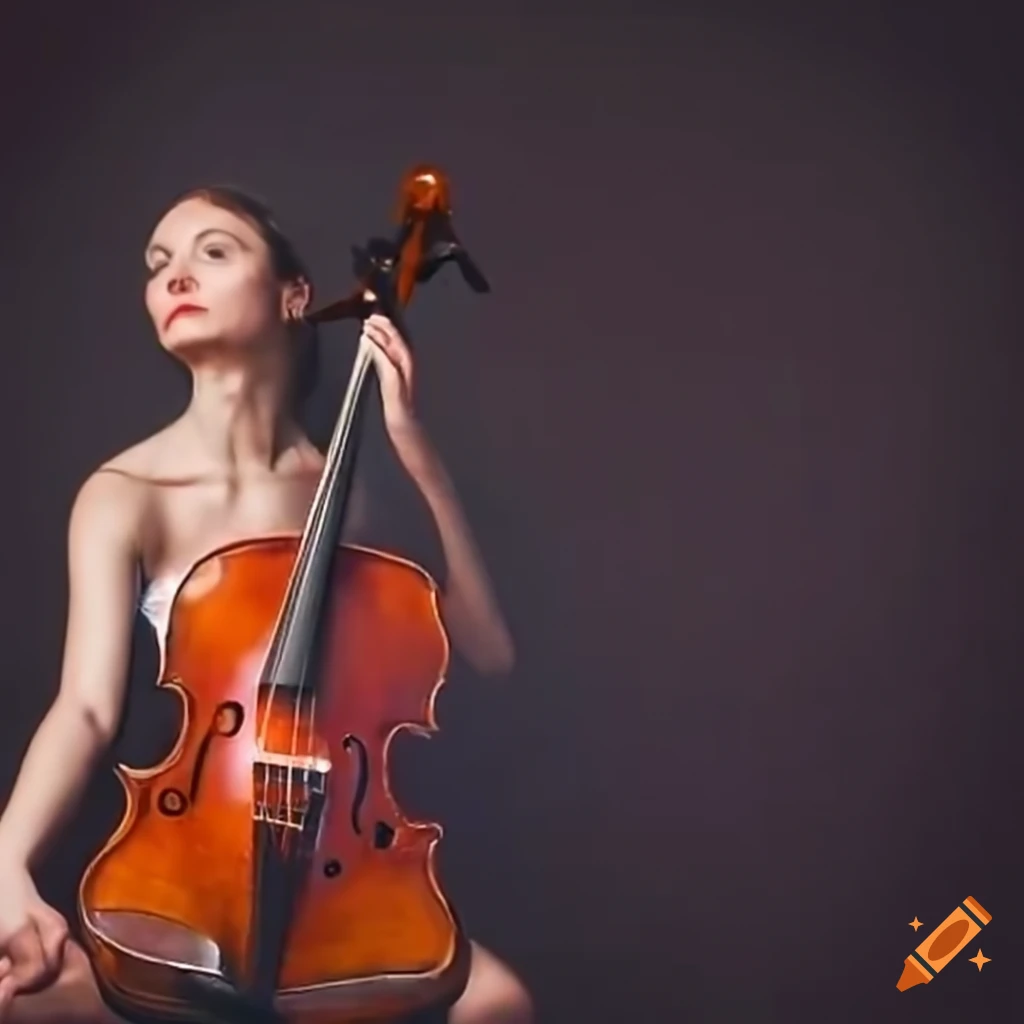 woman playing cello in an elegant setting
