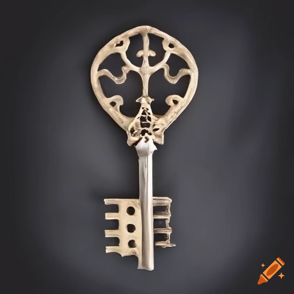 image of a skeleton key