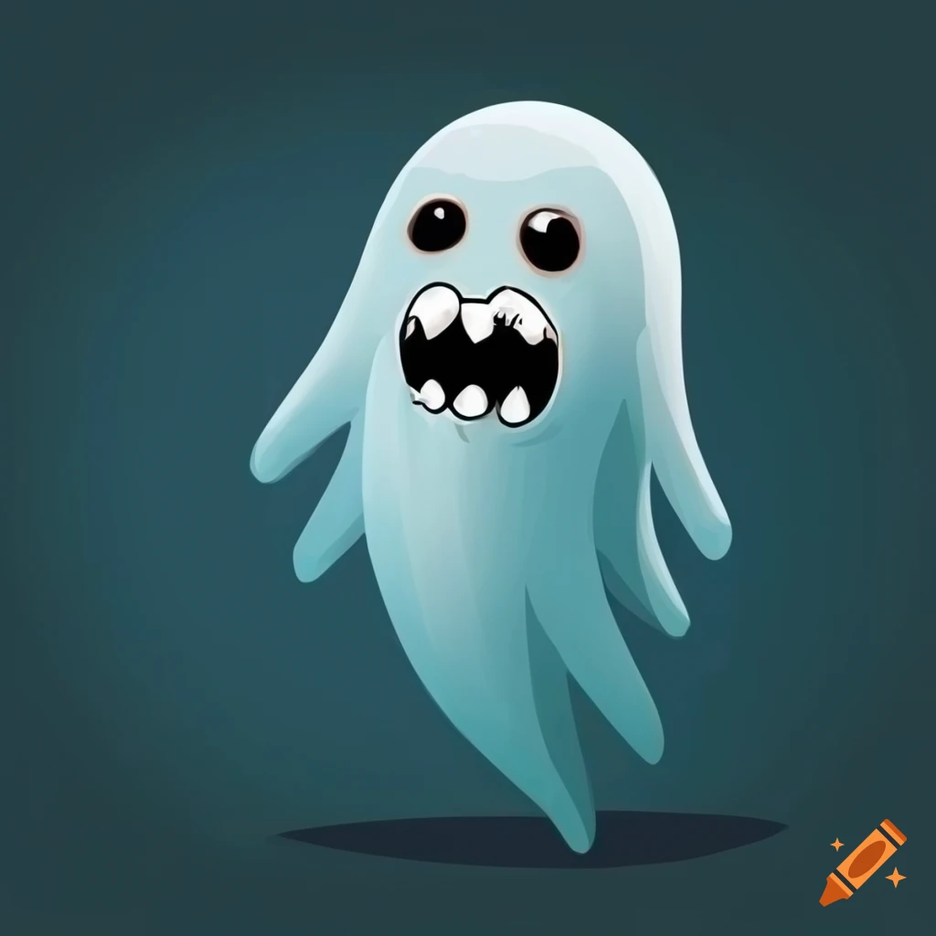 playful ghost illustration for fantasy football team
